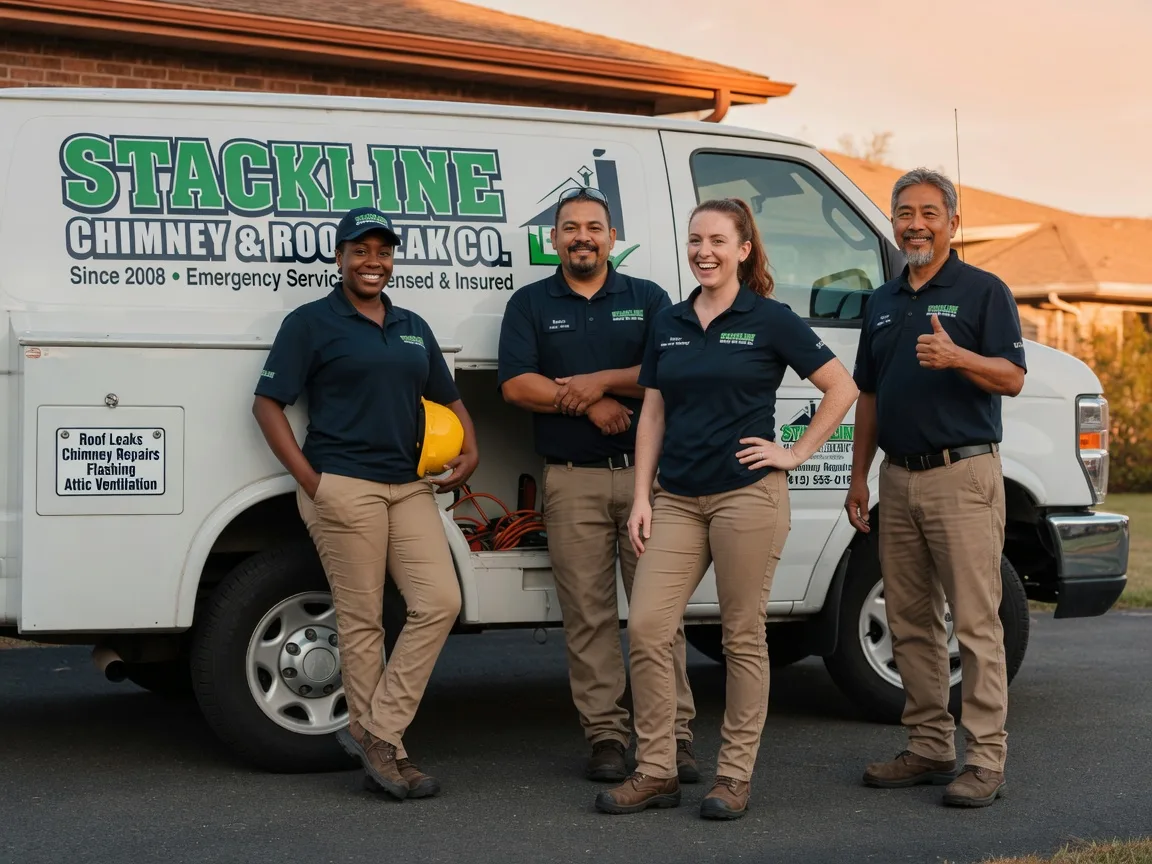 Chimney flashing repair company in Manorville, PA